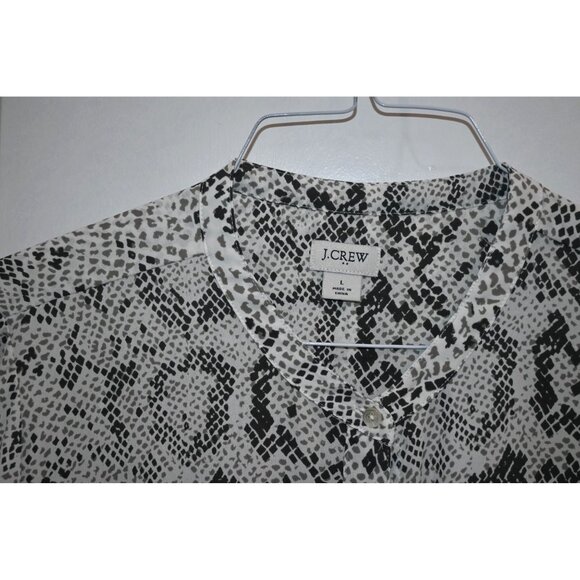 J Crew Womens Long Sleeve Blouse Size Large - Picture 2 of 3